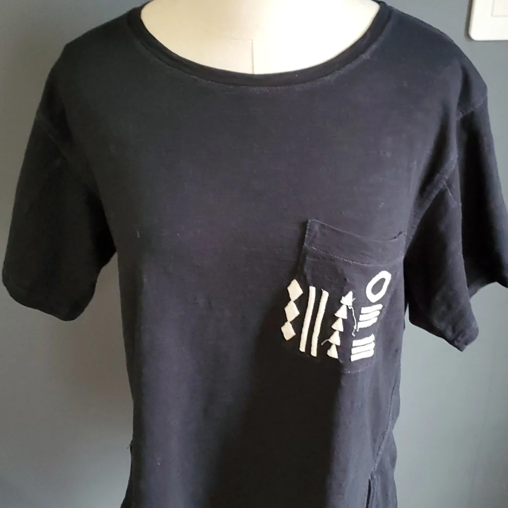 Madewell woman's black tshirt size xs - Picture 2 of 14